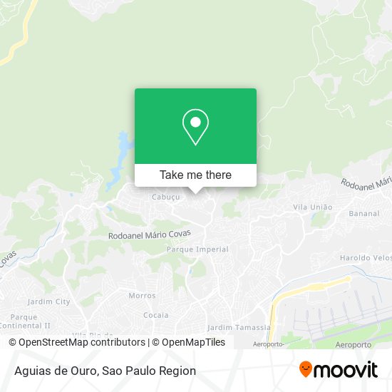 Aguias de Ouro map