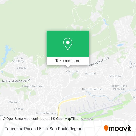Tapecaria Pai and Filho map