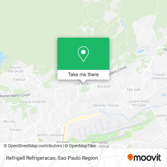 Refrigell Refrigeracao map