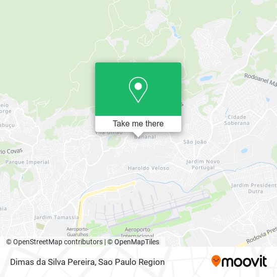 Dimas da Silva Pereira map
