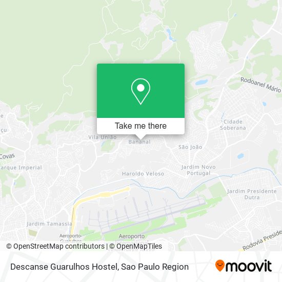 Descanse Guarulhos Hostel map