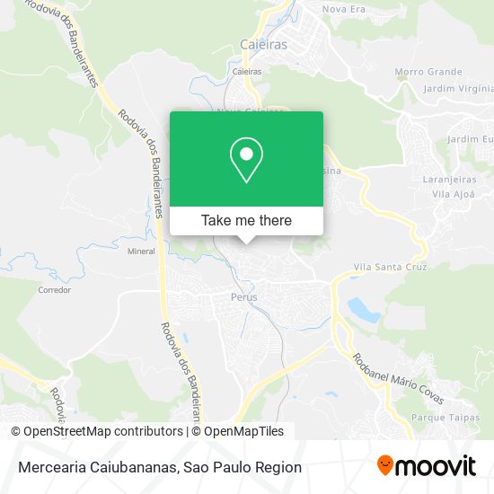 Mapa Mercearia Caiubananas