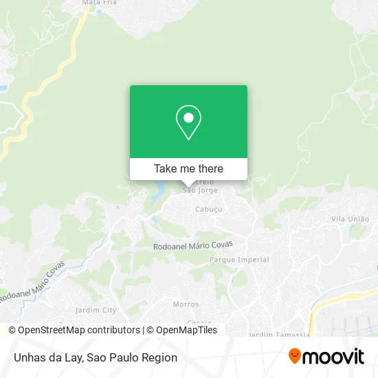 Unhas da Lay map
