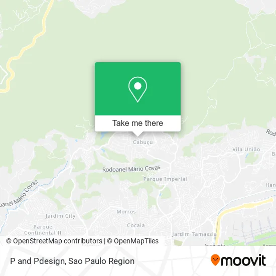 P and Pdesign map
