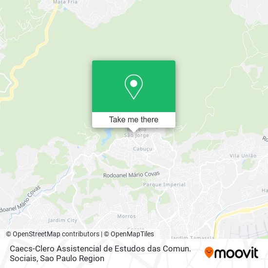 Caecs-Clero Assistencial de Estudos das Comun. Sociais map