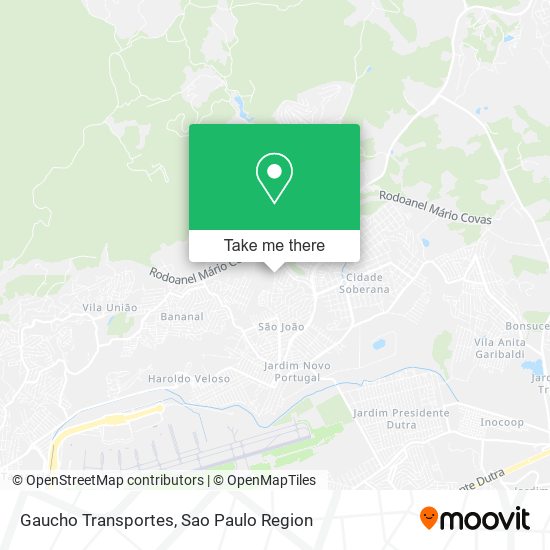 Gaucho Transportes map