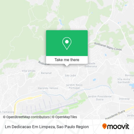 Lm Dedicacao Em Limpeza map