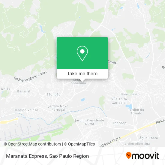 Maranata Express map