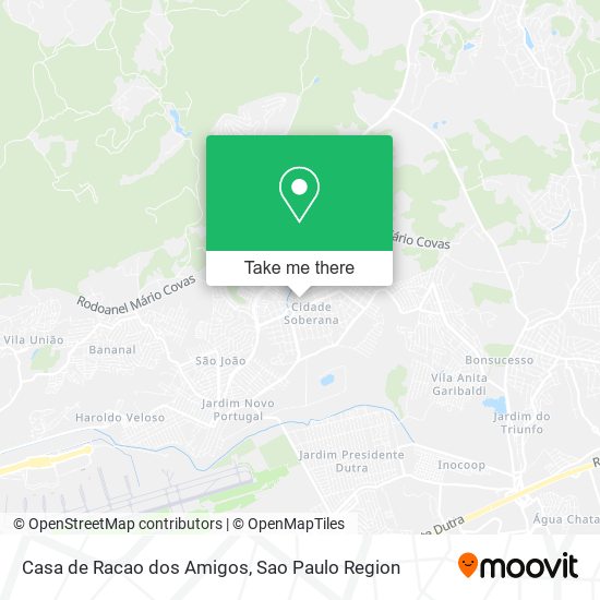 Casa de Racao dos Amigos map