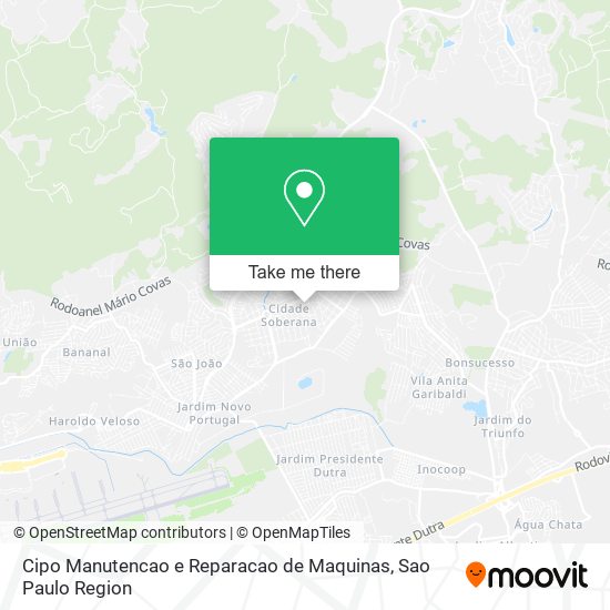 Cipo Manutencao e Reparacao de Maquinas map