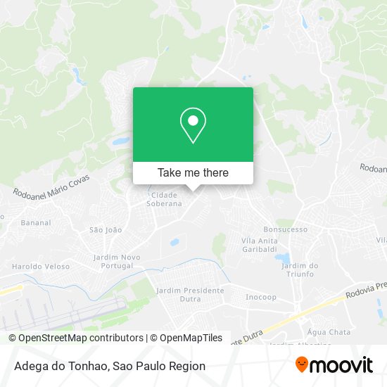 Adega do Tonhao map