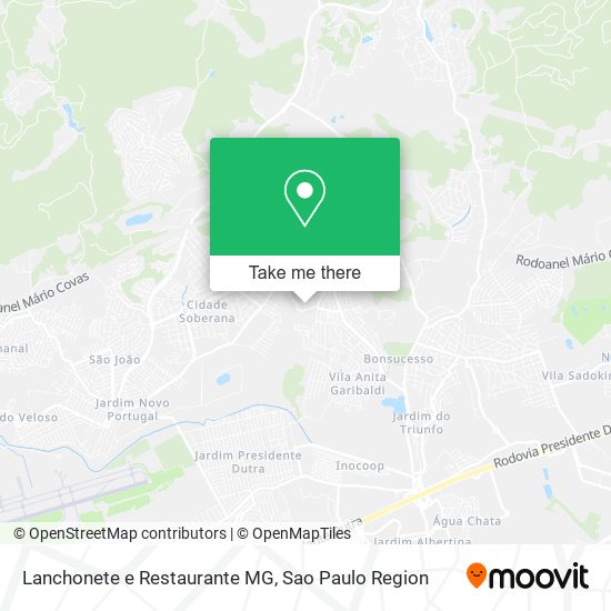 Lanchonete e Restaurante MG map