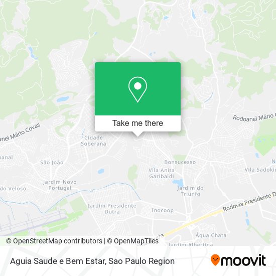 Aguia Saude e Bem Estar map