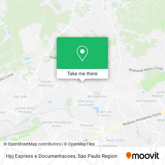Hpj Express e Documentacoes map