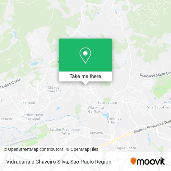 Vidracaria e Chaveiro Silva map