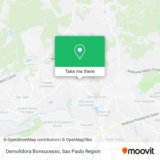 Demolidora Bonsucesso map