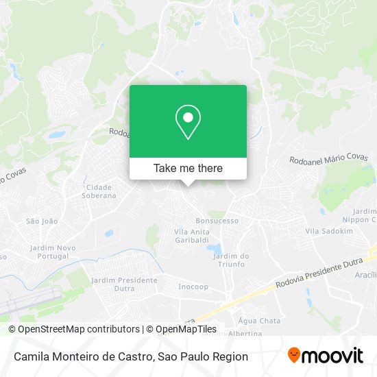 Camila Monteiro de Castro map