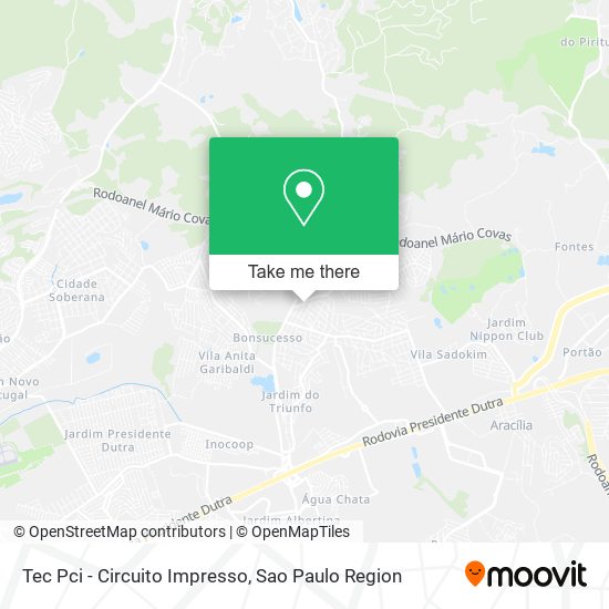 Tec Pci - Circuito Impresso map