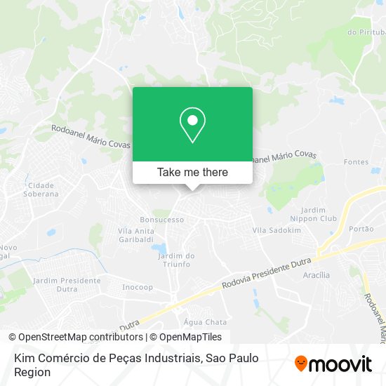 Kim Comércio de Peças Industriais map