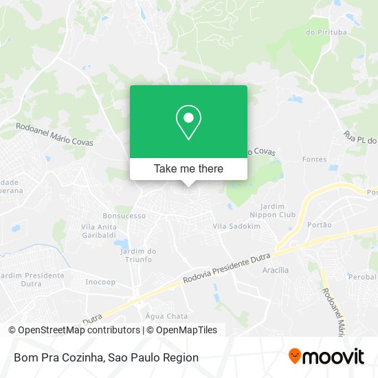 Mapa Bom Pra Cozinha