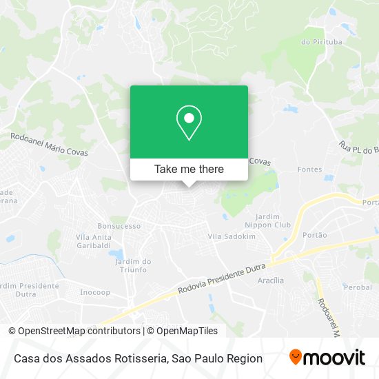 Casa dos Assados Rotisseria map