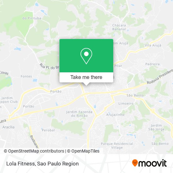 Lola Fitness map