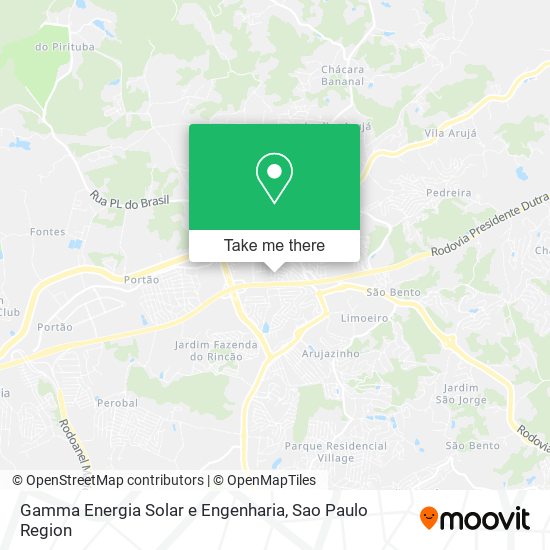 Gamma Energia Solar e Engenharia map