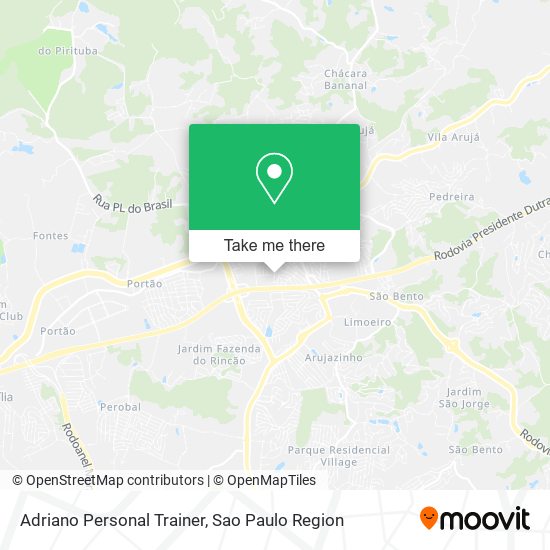 Adriano Personal Trainer map