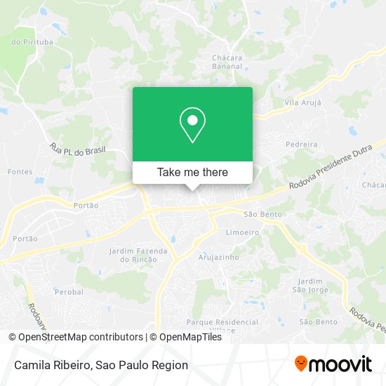 Camila Ribeiro map