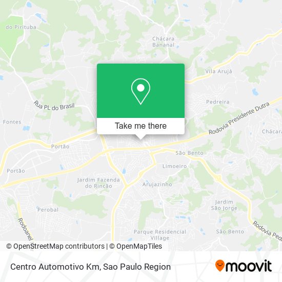 Centro Automotivo Km map