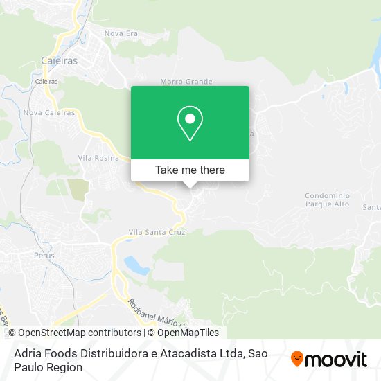 Adria Foods Distribuidora e Atacadista Ltda map