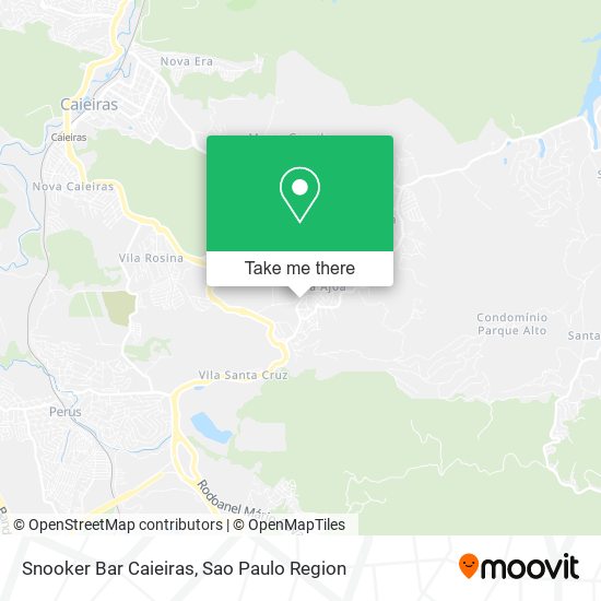 Snooker Bar Caieiras map