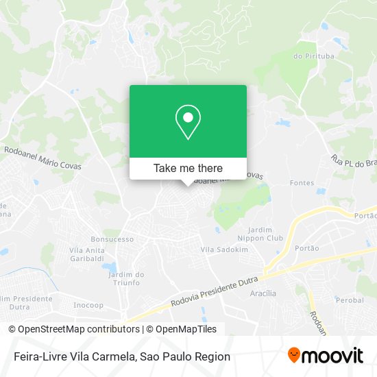Feira-Livre Vila Carmela map