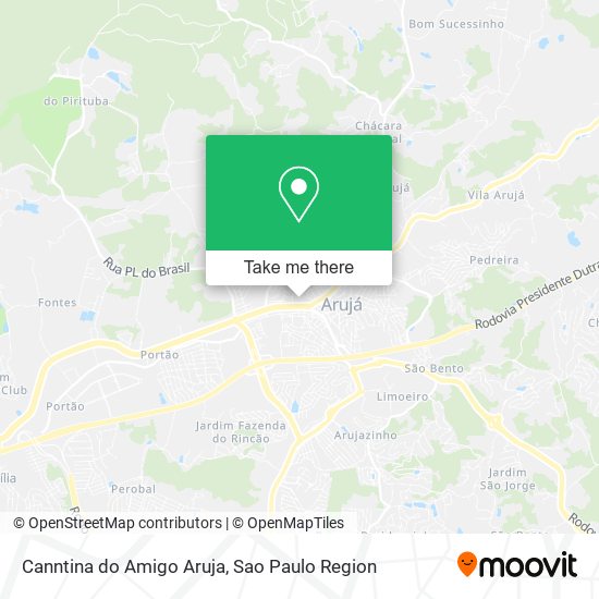 Canntina do Amigo Aruja map