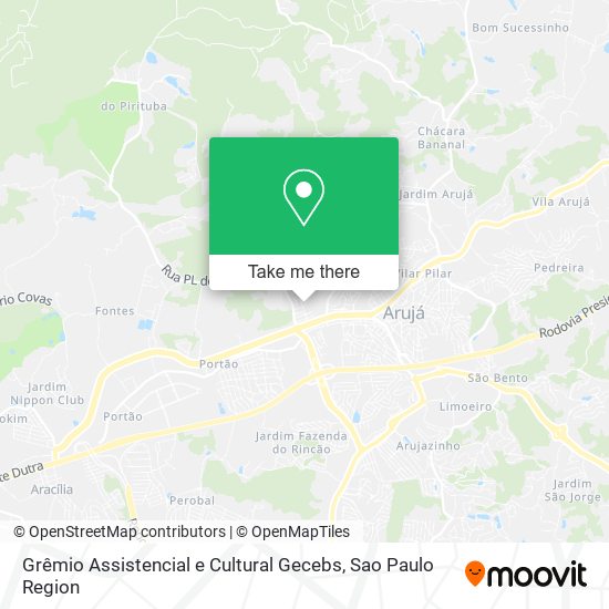 Grêmio Assistencial e Cultural Gecebs map