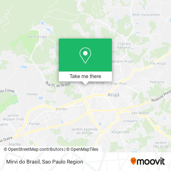 Mirvi do Brasil map