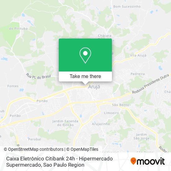 Caixa Eletrônico Citibank 24h - Hipermercado Supermercado map