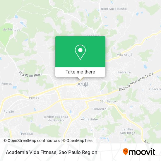 Academia Vida Fitness map