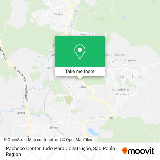 Pacheco Center Tudo Para Construção map