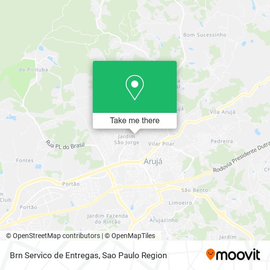 Mapa Brn Servico de Entregas