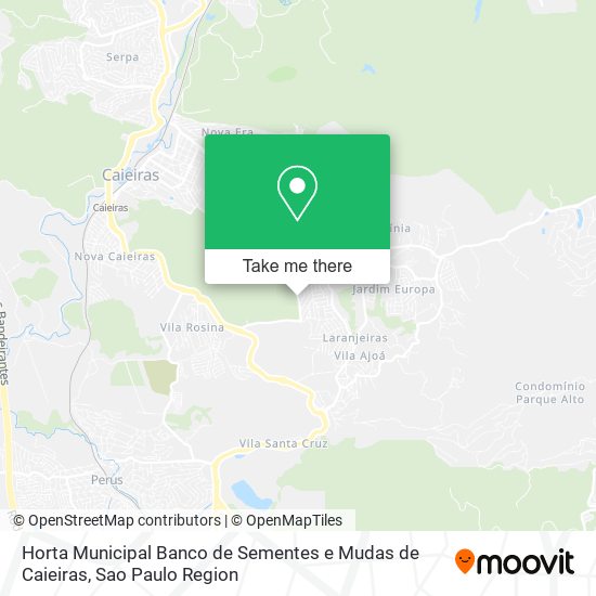 Horta Municipal Banco de Sementes e Mudas de Caieiras map