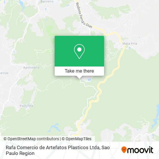 Mapa Rafa Comercio de Artefatos Plasticos Ltda