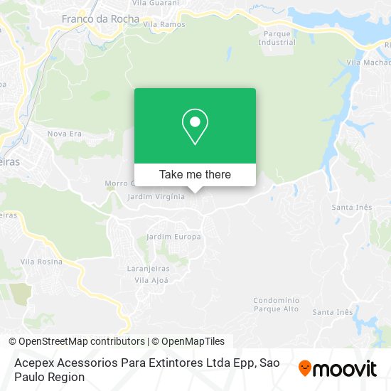 Mapa Acepex Acessorios Para Extintores Ltda Epp