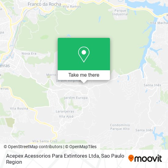 Mapa Acepex Acessorios Para Extintores Ltda