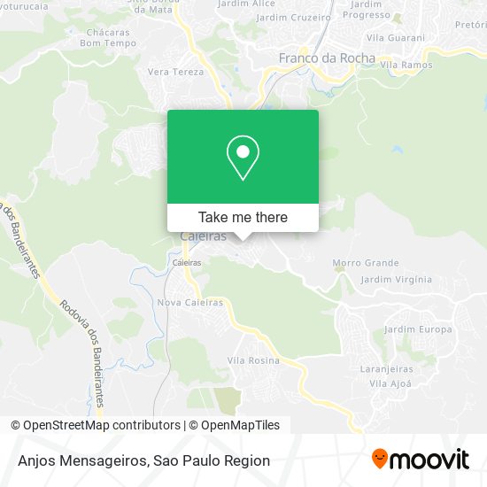 Anjos Mensageiros map