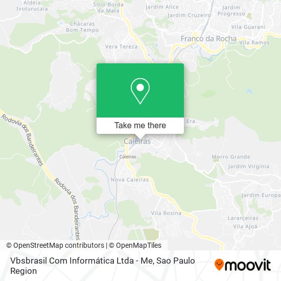 Vbsbrasil Com Informática Ltda - Me map