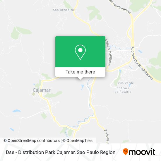 Dse - Distribution Park Cajamar map