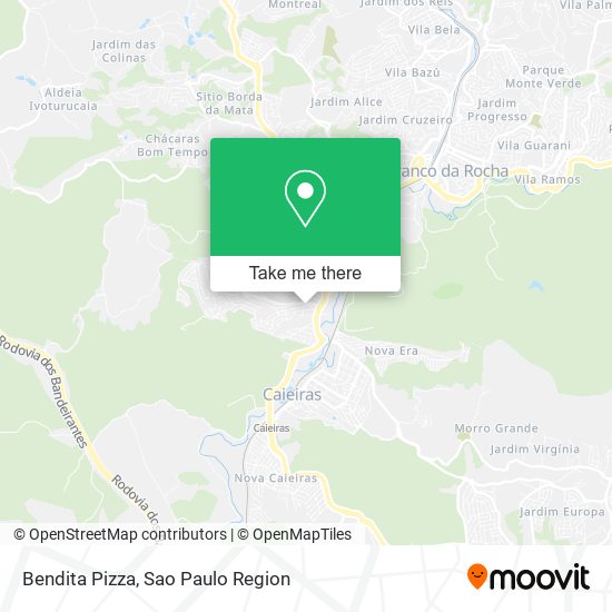 Bendita Pizza map