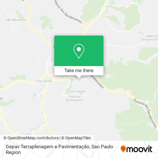 Mapa Gepav Terraplenagem e Pavimentação