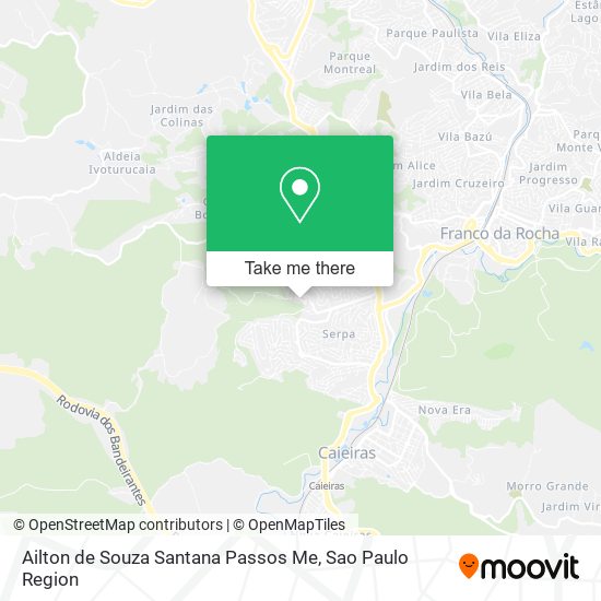 Ailton de Souza Santana Passos Me map